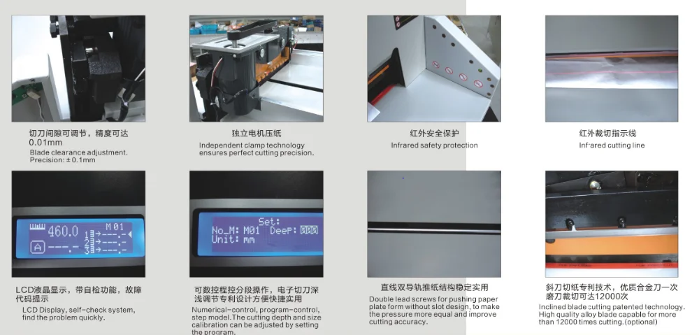 SG-4808HD  paper cutter  paper guillotines use