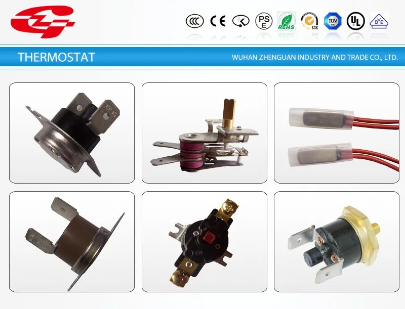 Ac110v/400v 25a63a Thermostat Ksd308 For Electric High Power Water