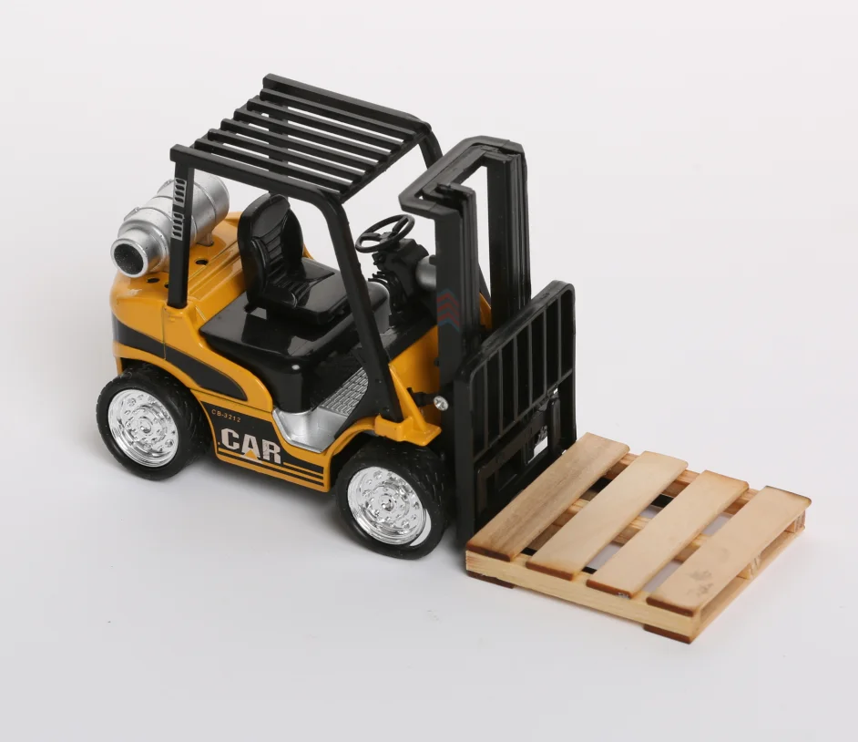 rc toy forklift with accessories