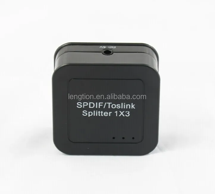 optical audio splitter that plays 2 inputs 1 output
