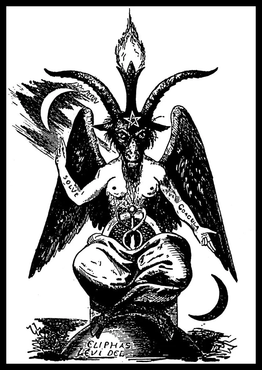 Buy New Sticker Baphomet Satan Devil Sabbat Goat Eliphas Levi Occult