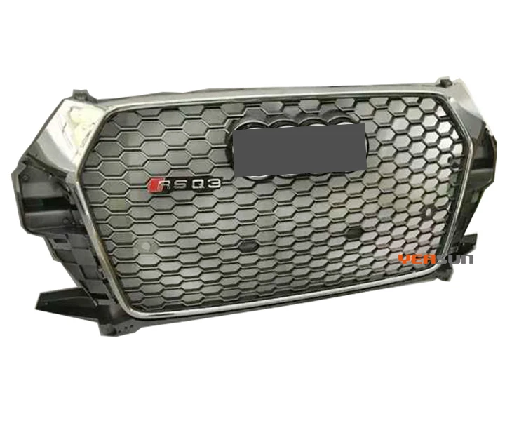 Rsq3 Car Front Grille Body Kit Grille For Audi Q3 2015 2016 2017 2018