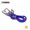Buy High Strength Colored 8mm thick Round Elastic Bungee Shock Rubber Rope Cord Fasteners with plastic hook for wholesale