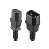 CE VDE 3 Pin IEC Electric Extension Cable Female To Male AC Computer Monitor C13 C14 Connector Power Cord