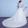 2020 ware house stock korea summer style wedding skirt glitter decorate half sleeve embroidery long bridesmaid dresses