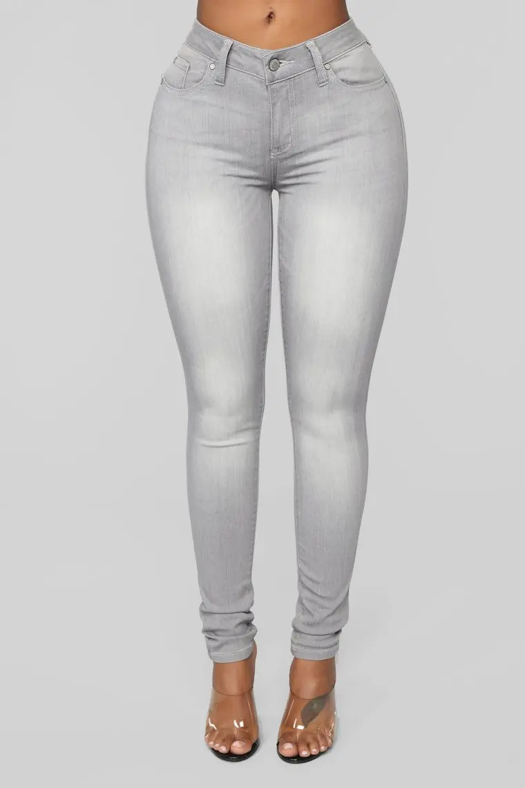 high waisted grey jeans womens