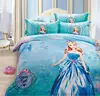 Lovely cartoon princess design 3D printed duvet cover and sheets bedding sets for wholesale