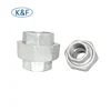 Direct factory 1/2 inch pipe fitting union flat seat connector DIN hex union malleable iron glove union