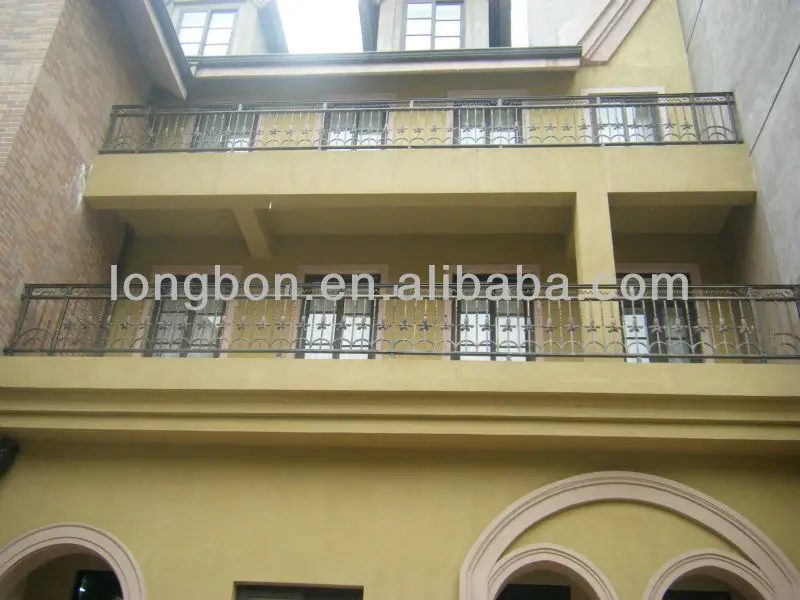 Barandilla Y Barandilla De Balcón De Hierro Forjado,Ventana A Juego