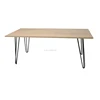 Simple modern design PB board top wooden tea coffee table