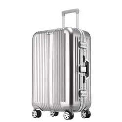 Famous brands travelling luggage bag trolley luggage leisure pc abs luggage set