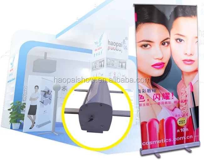 roll up banner display stand