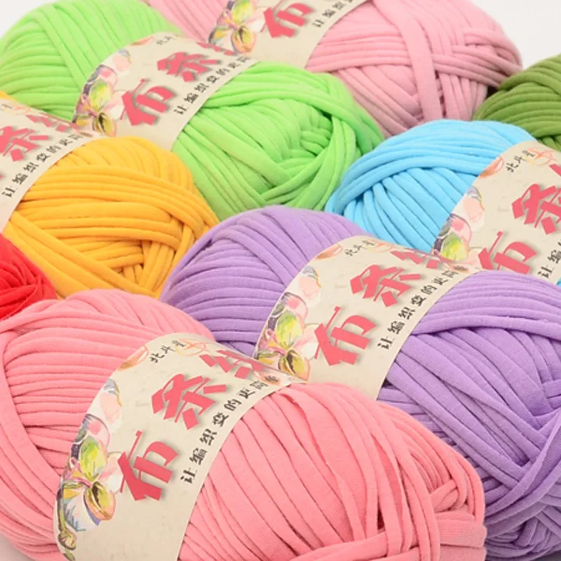 China Hot Sale 100g Zpagetti Yarn Tshirt Yarn For Knitting - Buy ...