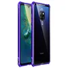 Meet Military Standard antiscratch test 9H Hardness High Aluminum Silicon glass back Phone Case For Huawei Mate20