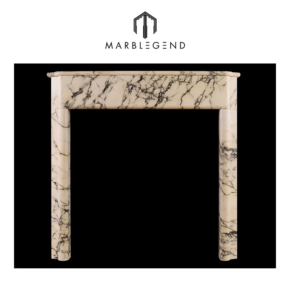 Art Deco Italian Fireplace With Pavonazzo Marble Buy Fireplace