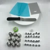 48pcs Set Cake Decorating Supplies Set Baking Tools Kit with 24 Icing Tips,1 Coupler, 1 Silicone Bag 10 Disposable Bags