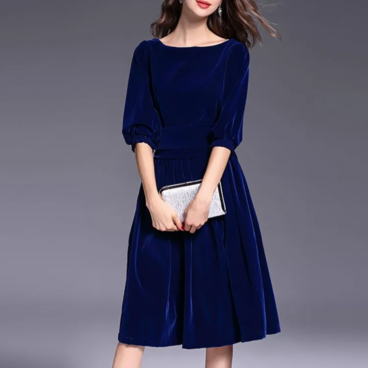 blue dress for ladies