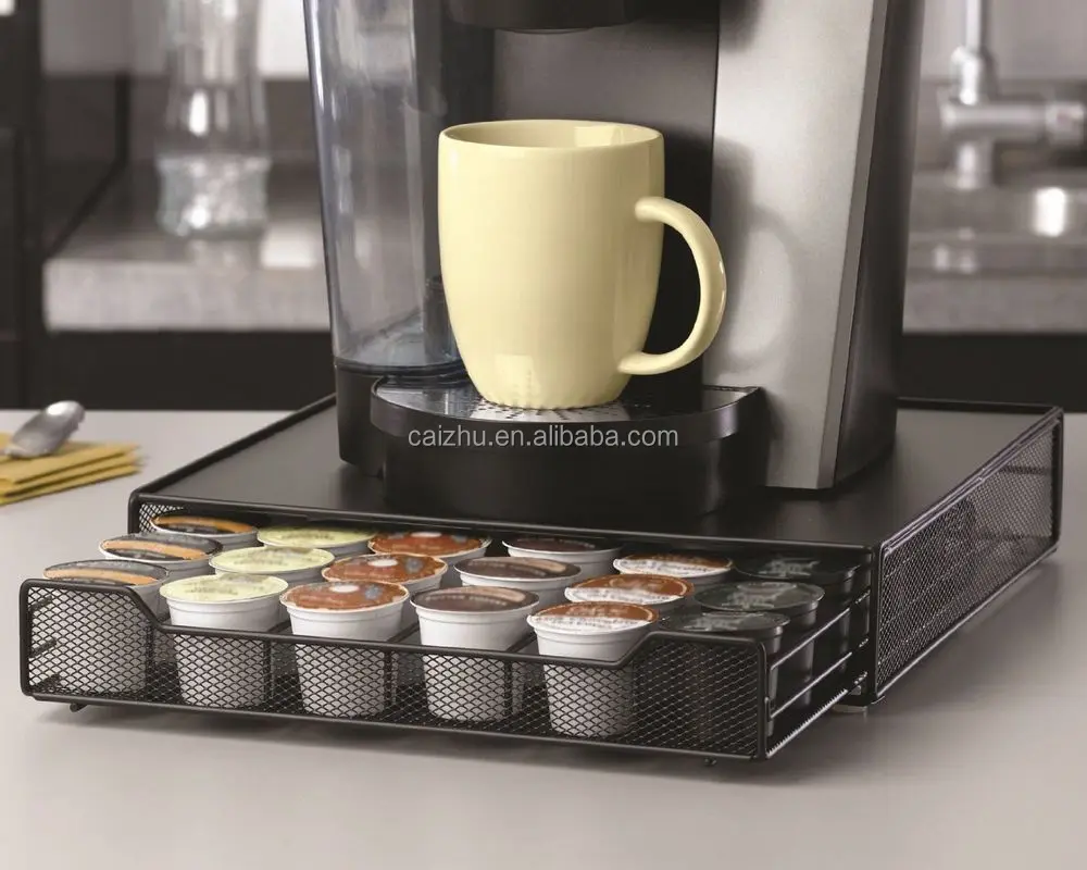 36 Pods Keurig Black K Cup Coffee Drawer Coffee Pod Storage Drawer