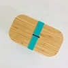 2019 New 1100ml Biodegradable Customized Color Eco-Friendly Bamboo Fiber Bento Lunch Box