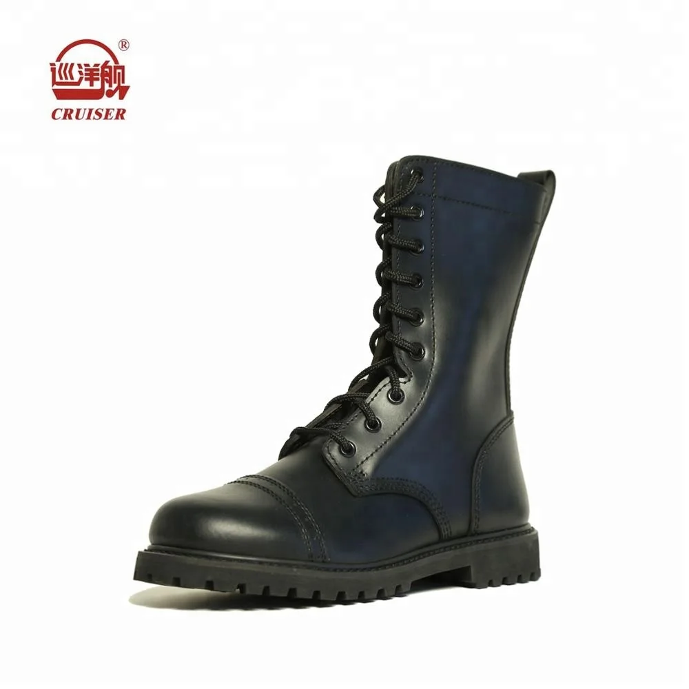 High Ankle Leather Boots Waterproof 