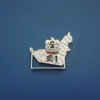 plating glossy silver engraved soft enamel UAE eagle 1971 2017 national commemoration day magnet badge ribbon medal hanger