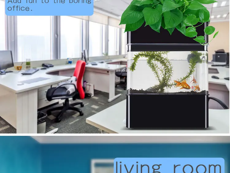 Plant new arrivals acrylic fish farming tank  Water Garden Fish Bowl Aquarium Tank  aquarium hydroponics hot best seller