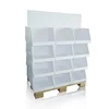 Multi-tier cardboard floor display rack,Retail Supermarket Custom carton Dump Bin Display