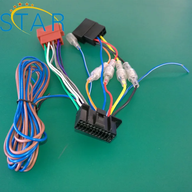Factory Supply 16 Pin New Sony Radio Iso Wire Harness 15cm 18awg Auto