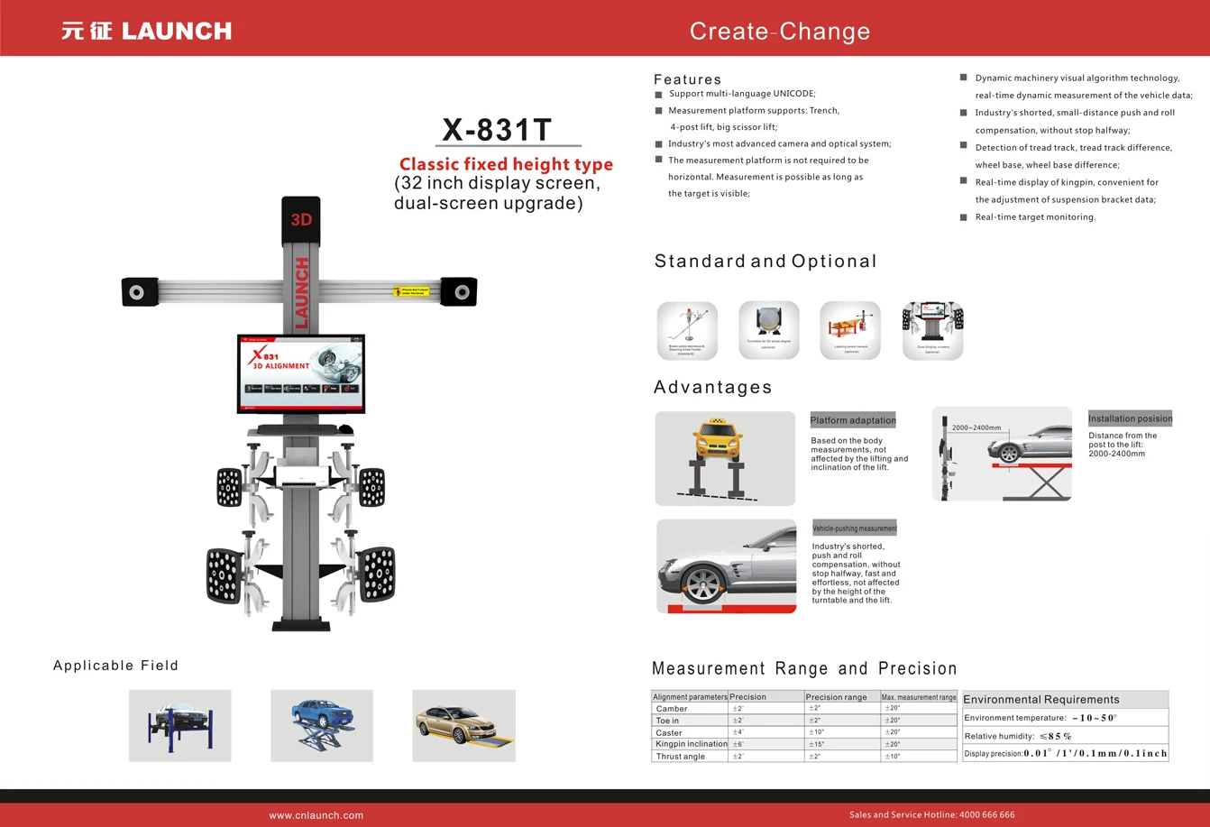 Wheel Aligner In Precision 4 Wheel Alignment Tools Launch 3d Wheel