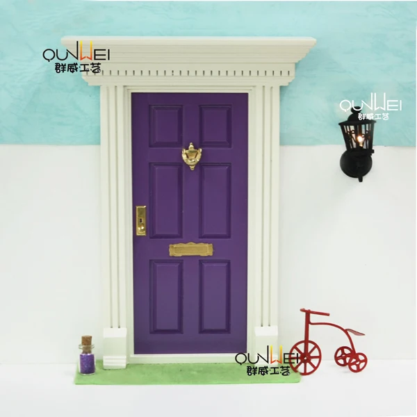 F Fityle 1/12 Dollhouse Miniature Unpainted Wooden 8-Pane Door Window Frame 2 Set