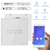 Sonoff T2 EU US UK Smart Wifi Wall Light Switch 1 2 3 Gang Touch/WiFi/RF/APP Remote Smart Home Wall Touch Switch Work with Alexa
