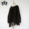 Graceful Design Mink Fur Shawl Street Style Winter Cape