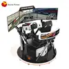Indoor Sports 4d racing motion seats simulator Amusement Games Car Racing Seat Simulator 5d car driving simulator with 3 screens