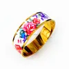 High quality stainless steel enamel bangle