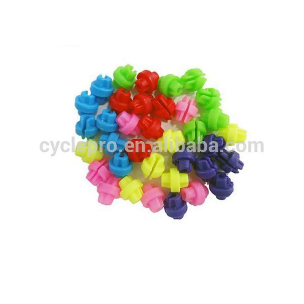Children Kids Plastic Colored Bike Wheel Spoke Bead Wheel Clip Decoration