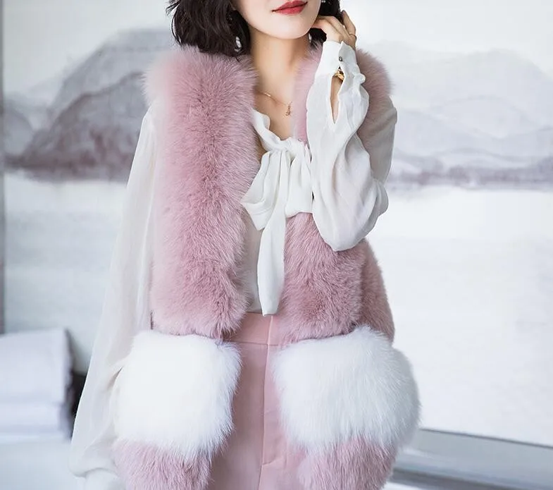 the virgins ファーコート fur coat ピンク 薄ピンク - 毛皮/ファーコート