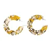 Custom Cellulose Acetate Tortoise Shell Earring/Acrylic /Acetate/ Resin Earring Wholesale