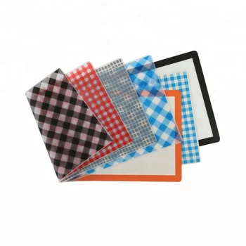 High Quality Square Silicone Striped Table Mats Buy Teal Table