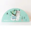 sector design cartoon wall clock without frame picture printing watch wall clock kids