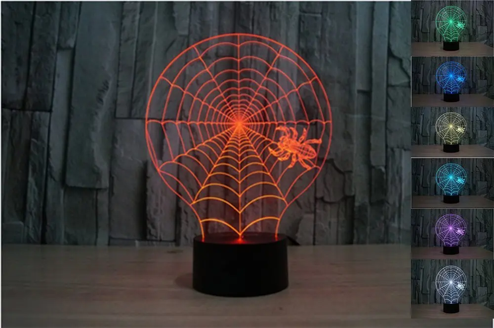 Свет паук. Паутина 3d. Led Spider Light. Каркасы.