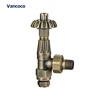 Vancoco Bronze old style traditional thermostatic angled radiator valves manufacturer