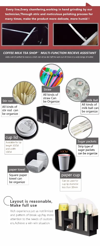 Büros, Läden oder Cafés 6 Fach Kaffee Station Zähler Kaffeetasse