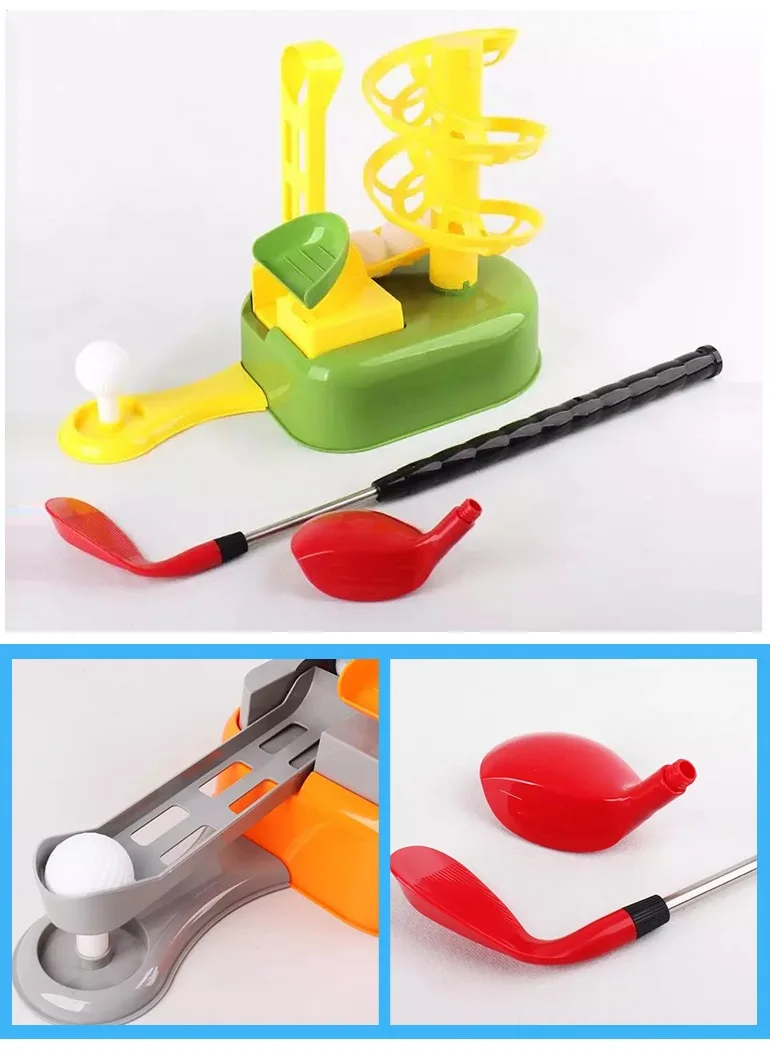 plastic mini golf set