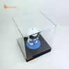 Feather Whimsy clear acrylic wedding ring box with arrows custom jewelry box