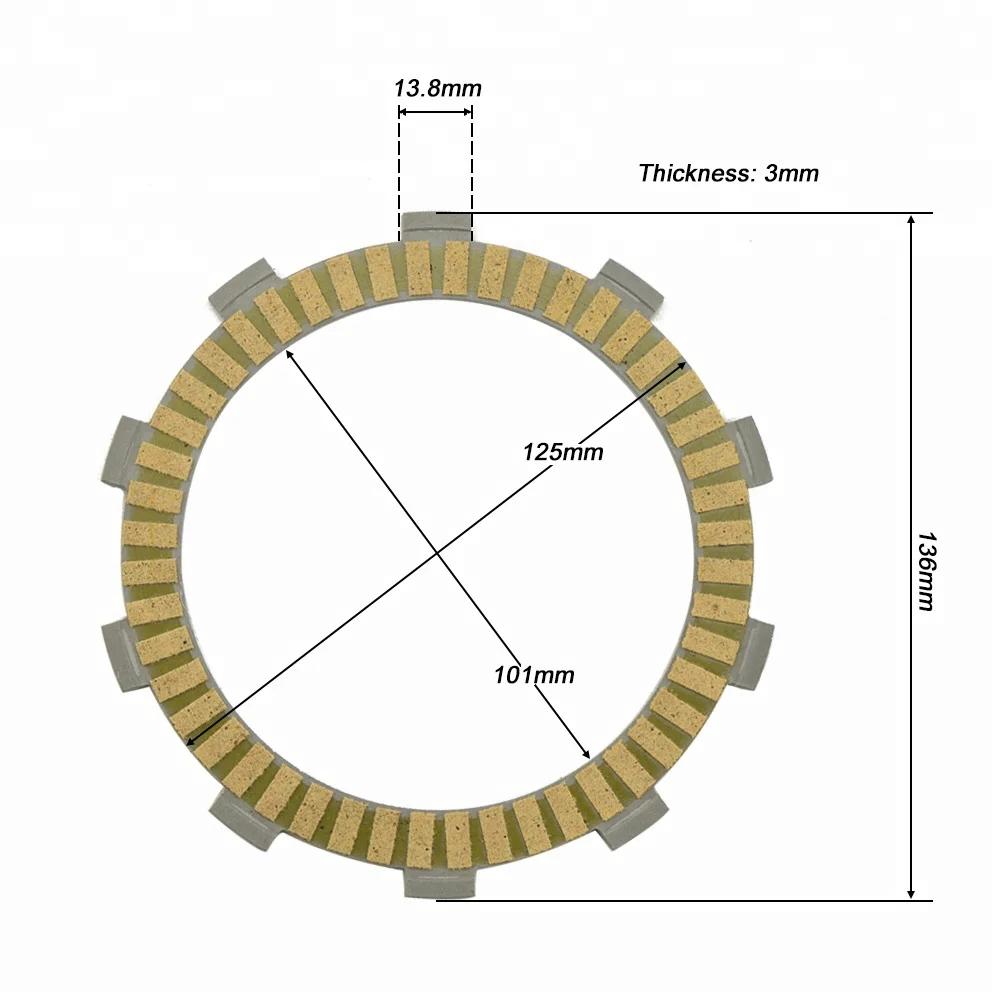 clutch plate for yamaha fz