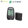 IC91655-1 Fashion design lcd indoor wireless automatic weather station with clock home