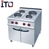 Q912 Factory price electric cooking range 4 plate electric cooker on open cupboard for hotel