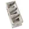 High quality natural chinese fir office home decoration wooden pen holder /wood slat box