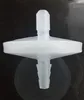 Final bacteria filter for suction machine-barbed with threaded NPT