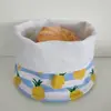 OEM high quality storage basket food grade circle cotton bread basket